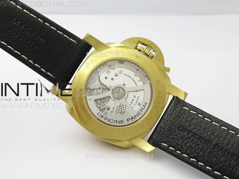 Pre Order PAM1115 RG VSF 1:1 Best Edition Blue Dial on Blue Leather Strap P.9010 Super Clone